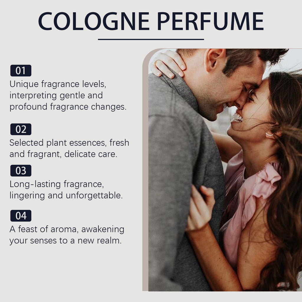 Eau de Toilette Cologne Homme — Fragrance Fraîche, Légère & Charme Dating