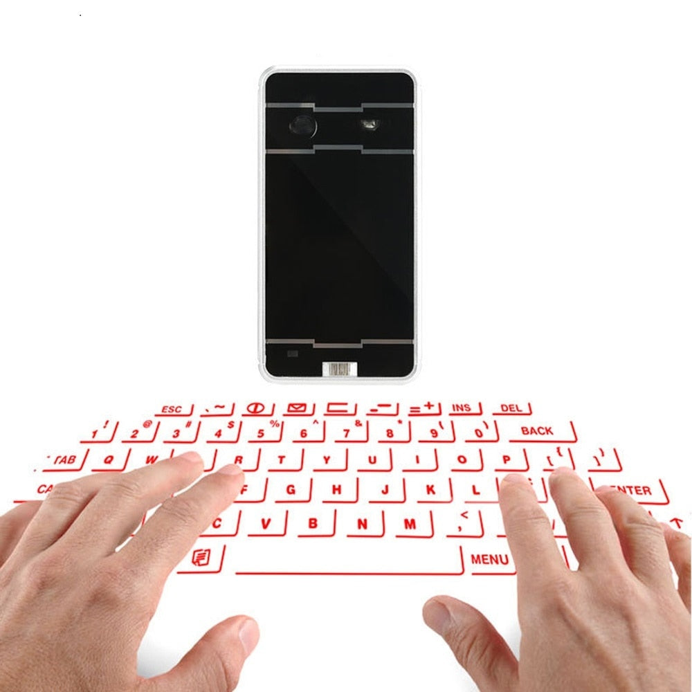 Clavier Laser Virtuel Travor — Projection Infrarouge Smartphone & PC