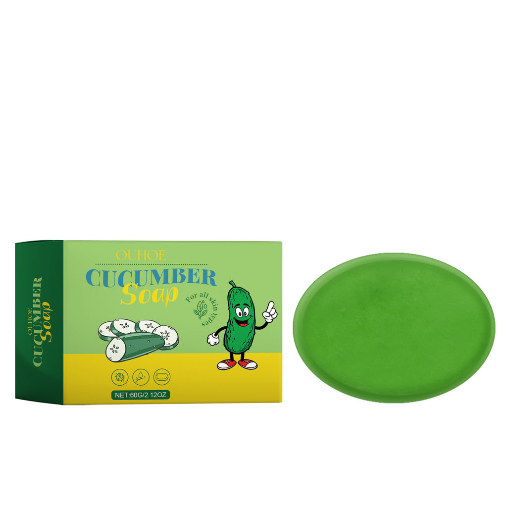 Savon Nettoyant Concombre — Purifiant, Contrôle Sébum & Multi-Usage Visage & Corps