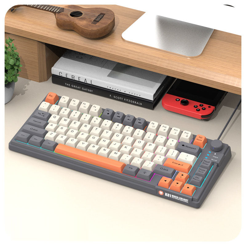 Clavier Gaming Filaire K81 — RGB Tricolore MDA Keycaps