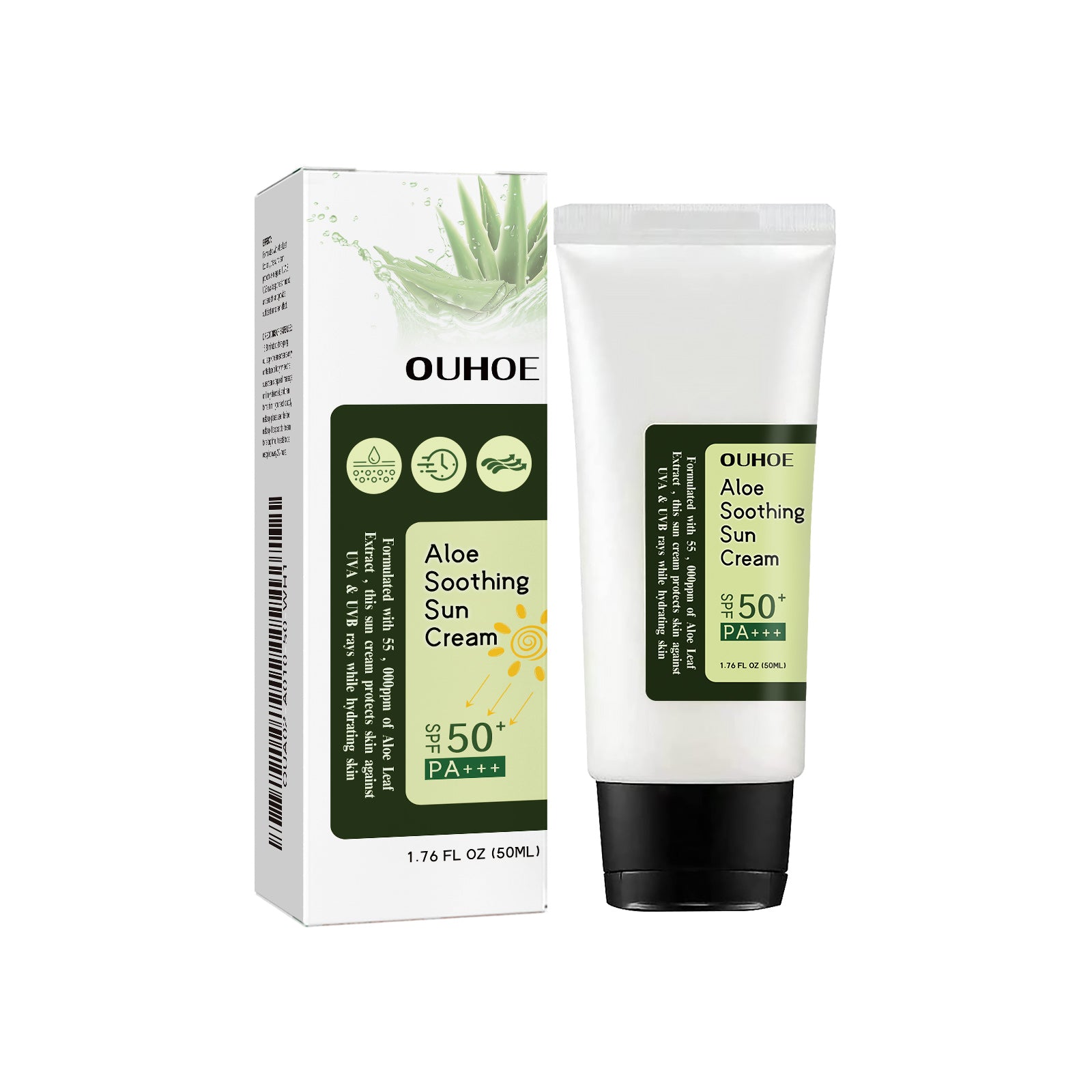 Crème Protéctrice Aloé Vera — Hydratante, Anti-UV & Barrière Cutanée