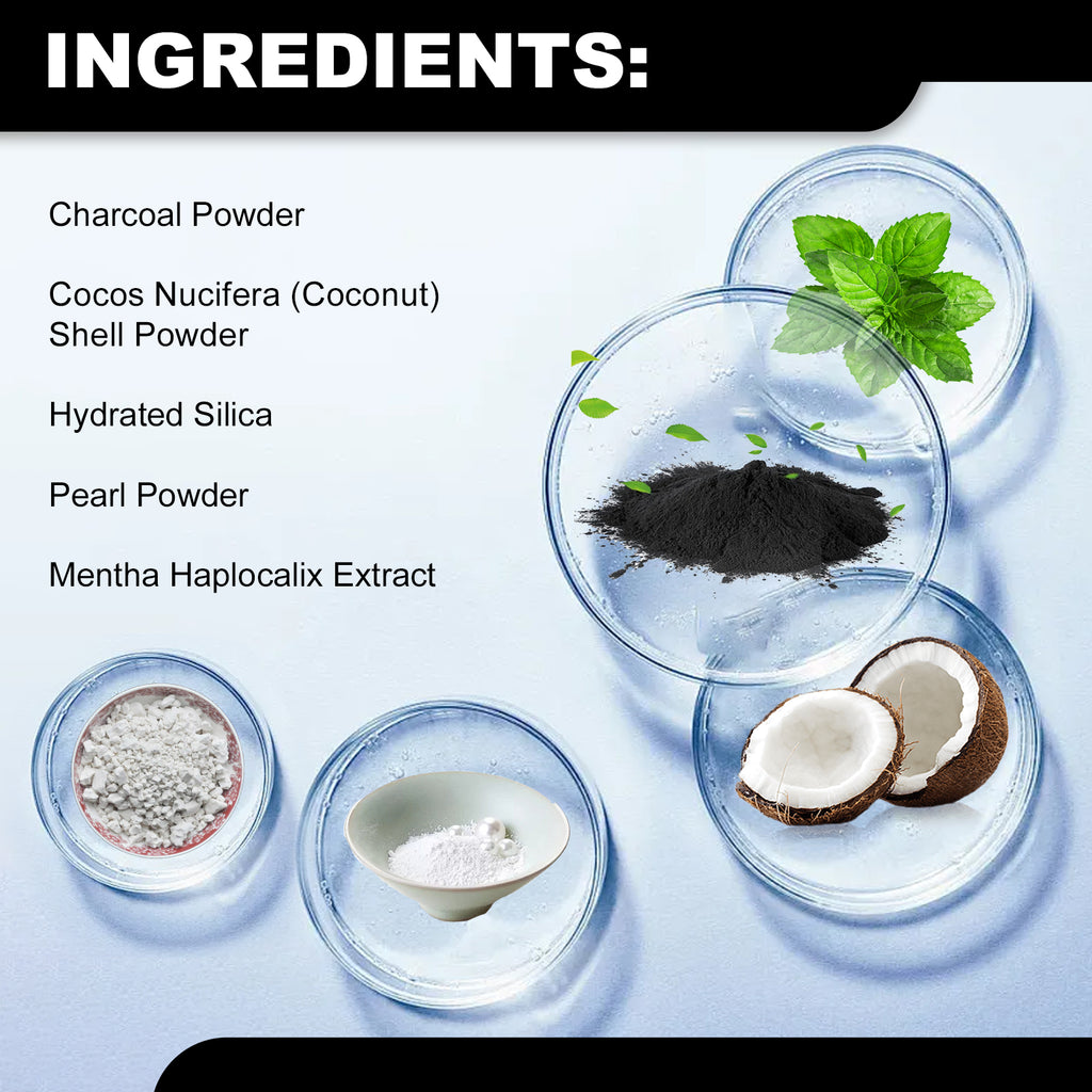 Poudre Blanchissante Dentaire Premium — Anti-Tartre, Anti-Fumée & Sourire Éclatant