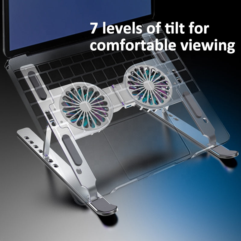 Support Laptop Pliable C9 — Aluminium avec Ventilation