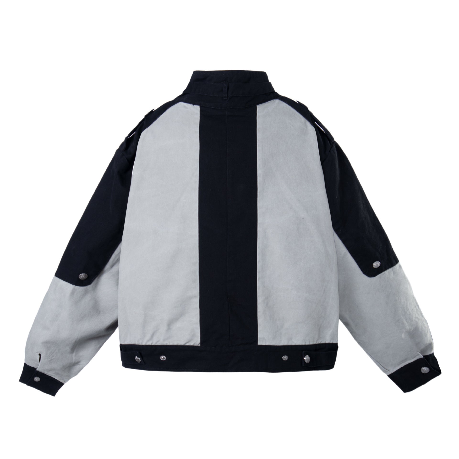 Veste Jean Patchwork Color Block — Style Workwear Femme