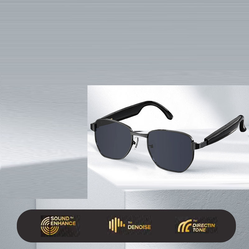 Lunettes Traducteur IA HY-C8 — 75 Langues Bluetooth Conférence