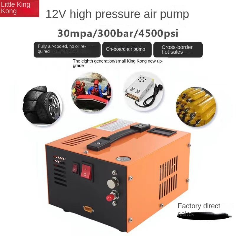 Compresseur Air Haute Pression 12V 30MPA — Pompe Plongée 4500PSI