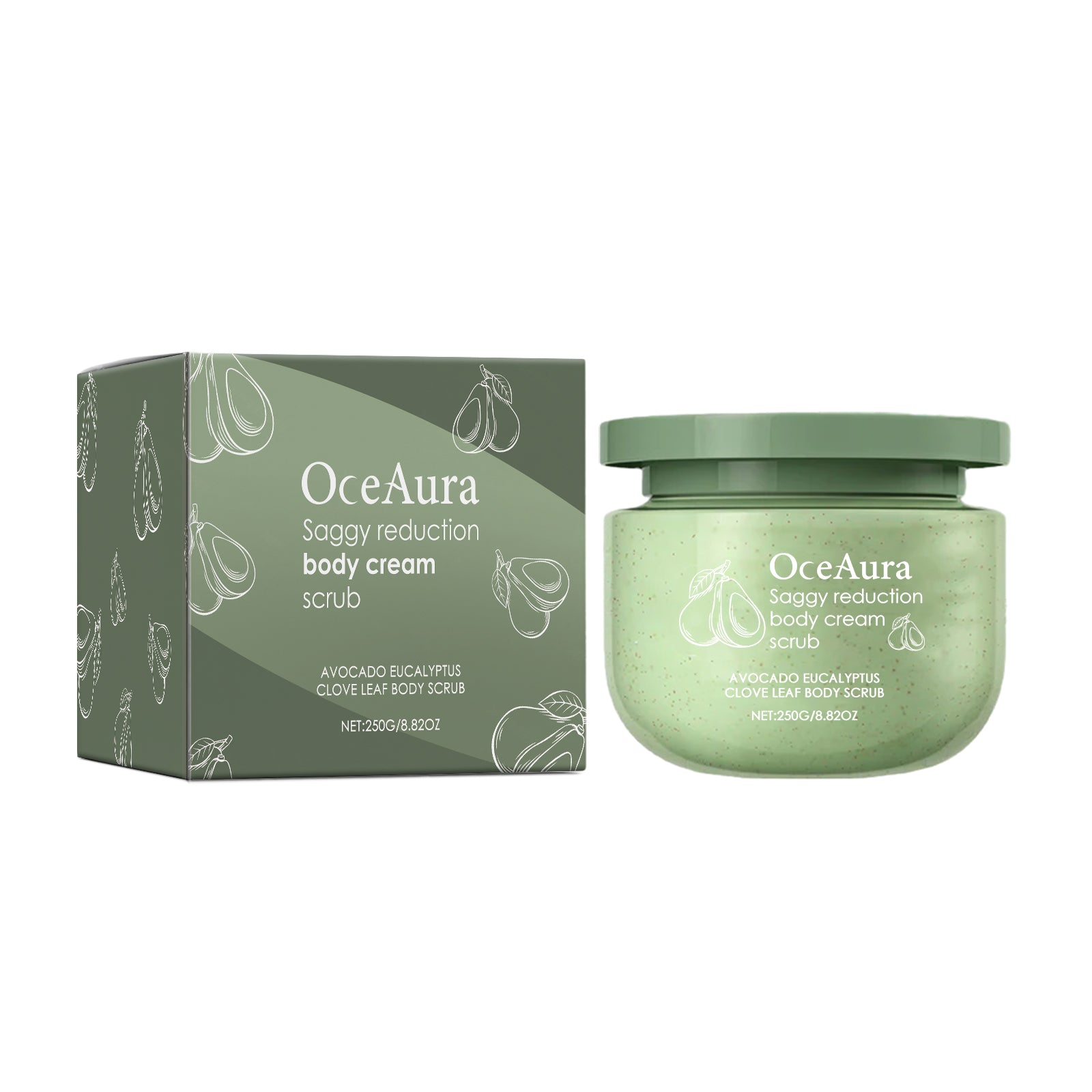 Gommage Corps Avocat — Exfoliant, Adoucissant & Peau Satinée