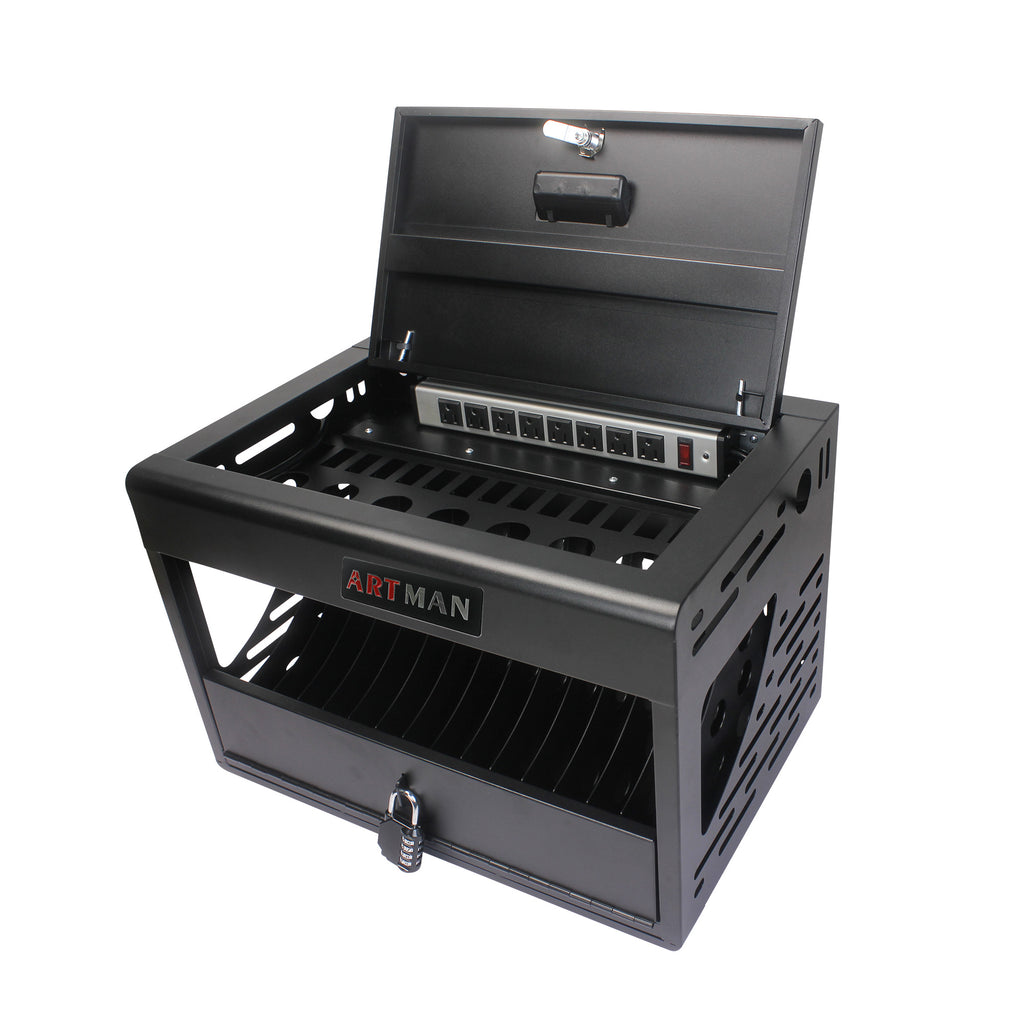 Armoire de Charge 16 Baies — Station Laptop & Chromebook