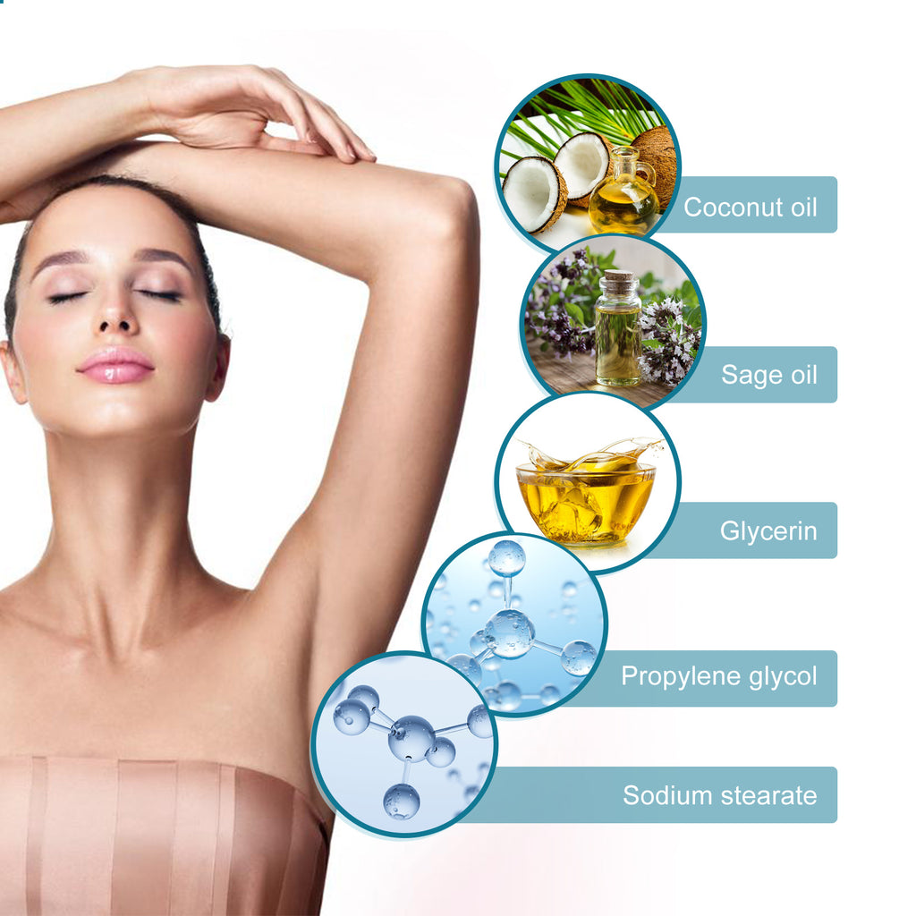 South Moon Coconut Oil Underarm Deodorant, Lighten Underarm Odor Refreshing And Fragrance Antiperspirant Cream