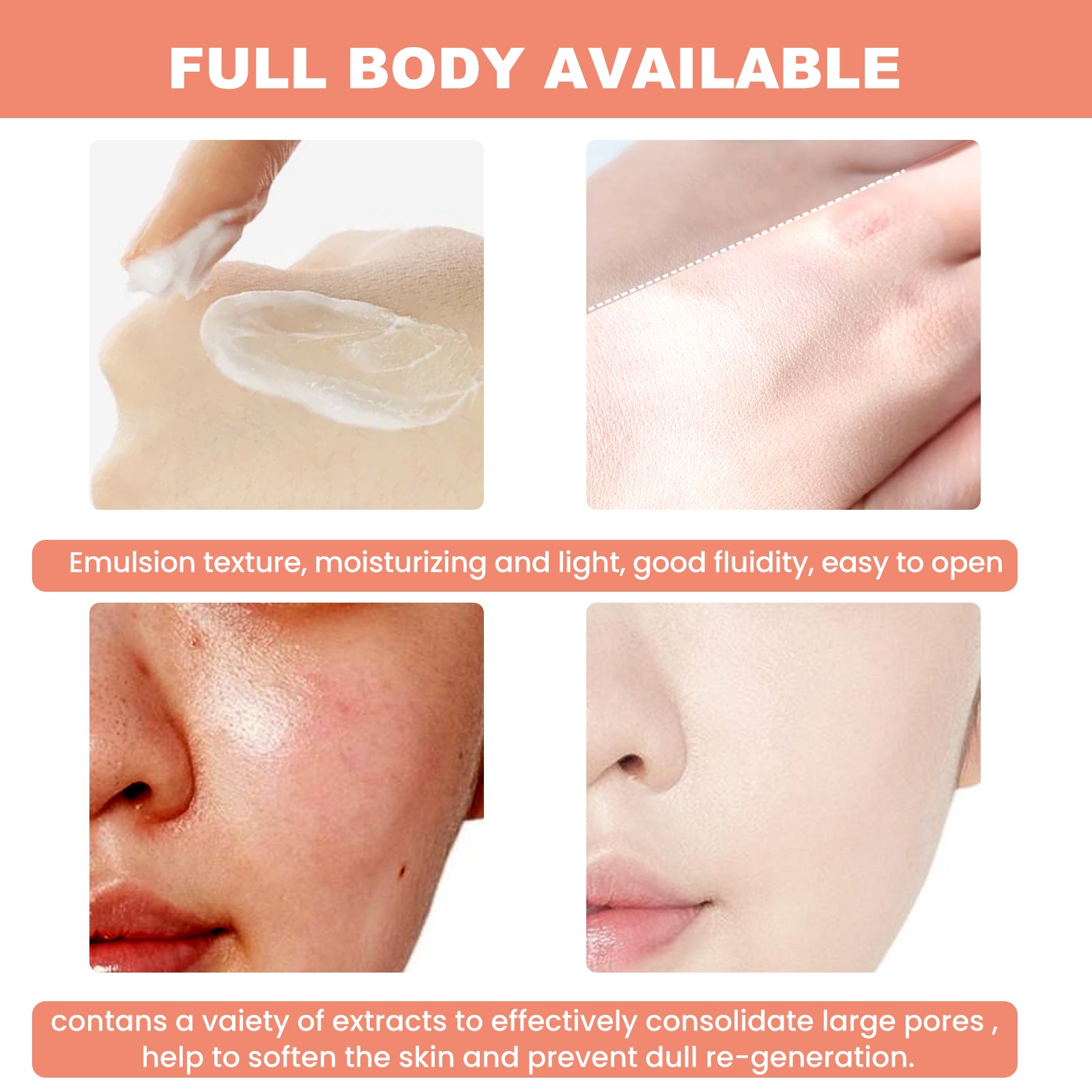 Crème Blanchissante Raffermissante Visage — Hydratante, Réparatrice & Teint Éclatant