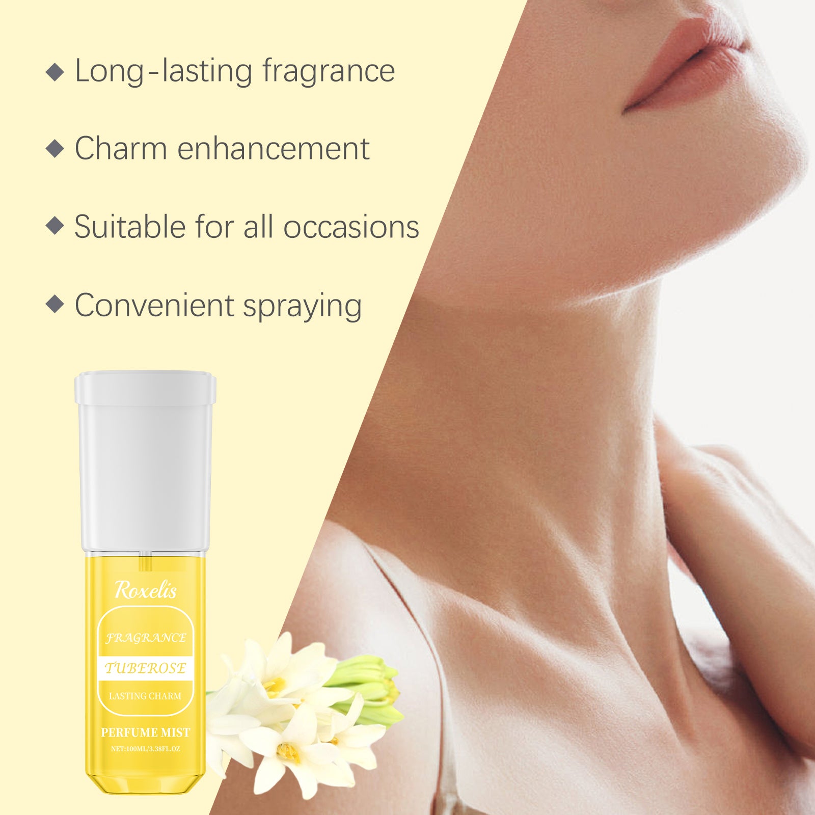 Parfum Tubéreuse Niche — Fragrance Florale, Élégante & Portable Femme