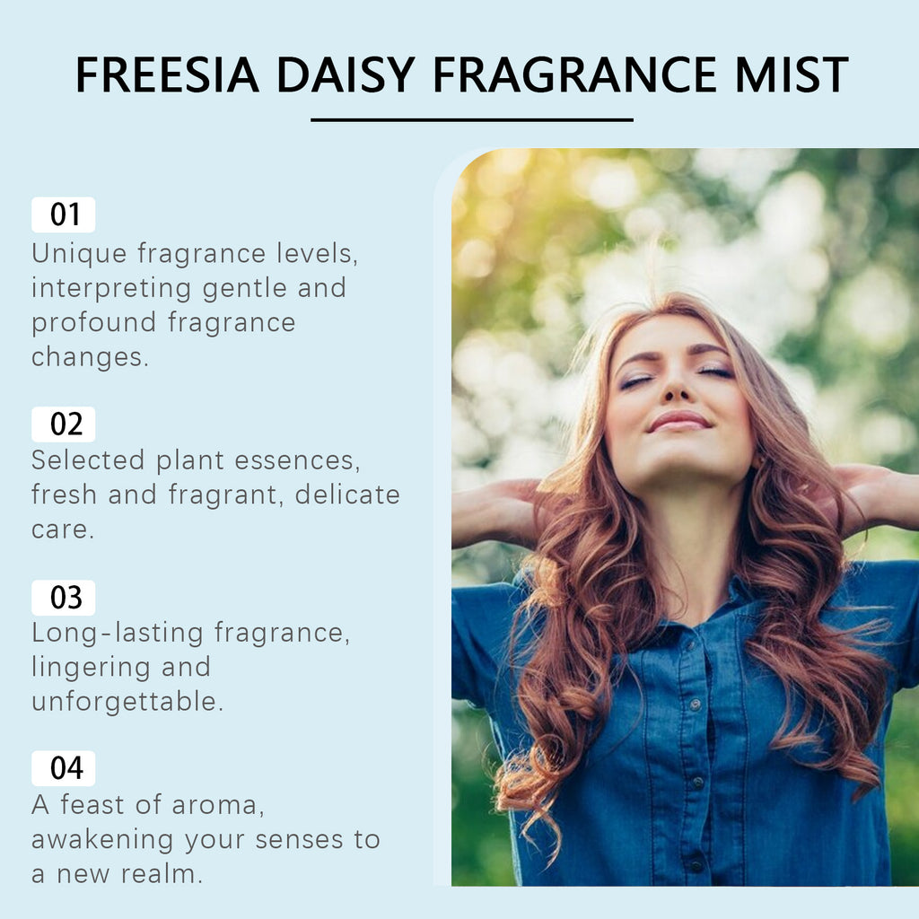 Brume Parfumée Roxelis Freesia & Marguerites — Romantique, Fraîche & Longue Tenue