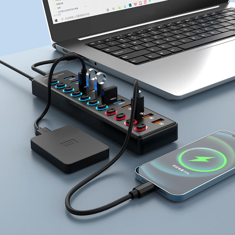 Hub USB-C 11-en-1 — USB 3.0 & Expansion Mobile