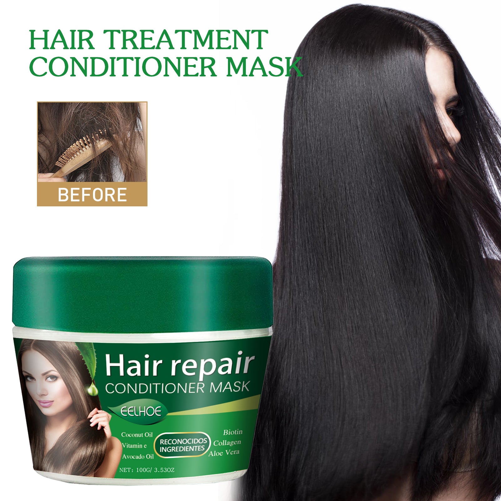 Après-Shampoing Longue Tenue — Hydratant, Réparateur & Cheveux Lisses