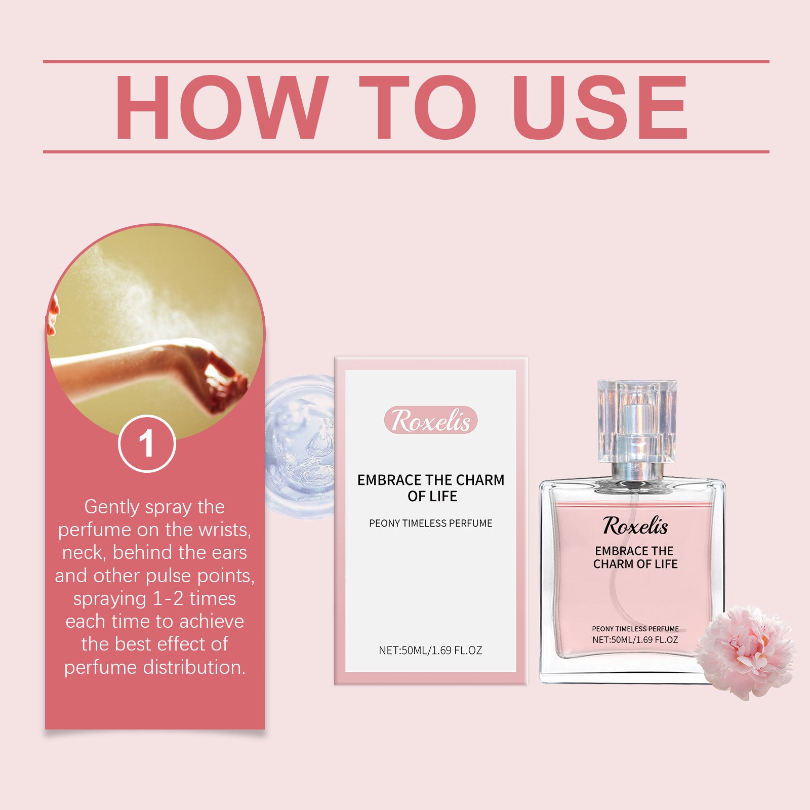 Parfum Pivoine Éternel — Fragrance Florale, Charme Naturel & Longue Tenue Femme