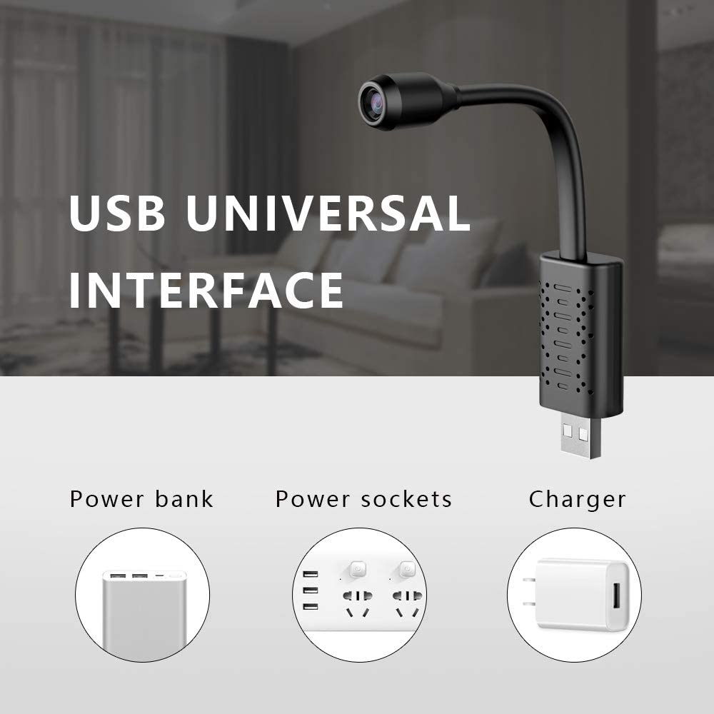 Caméra IP WiFi Mini EVKVO HD — Détection IA Surveillance 64G