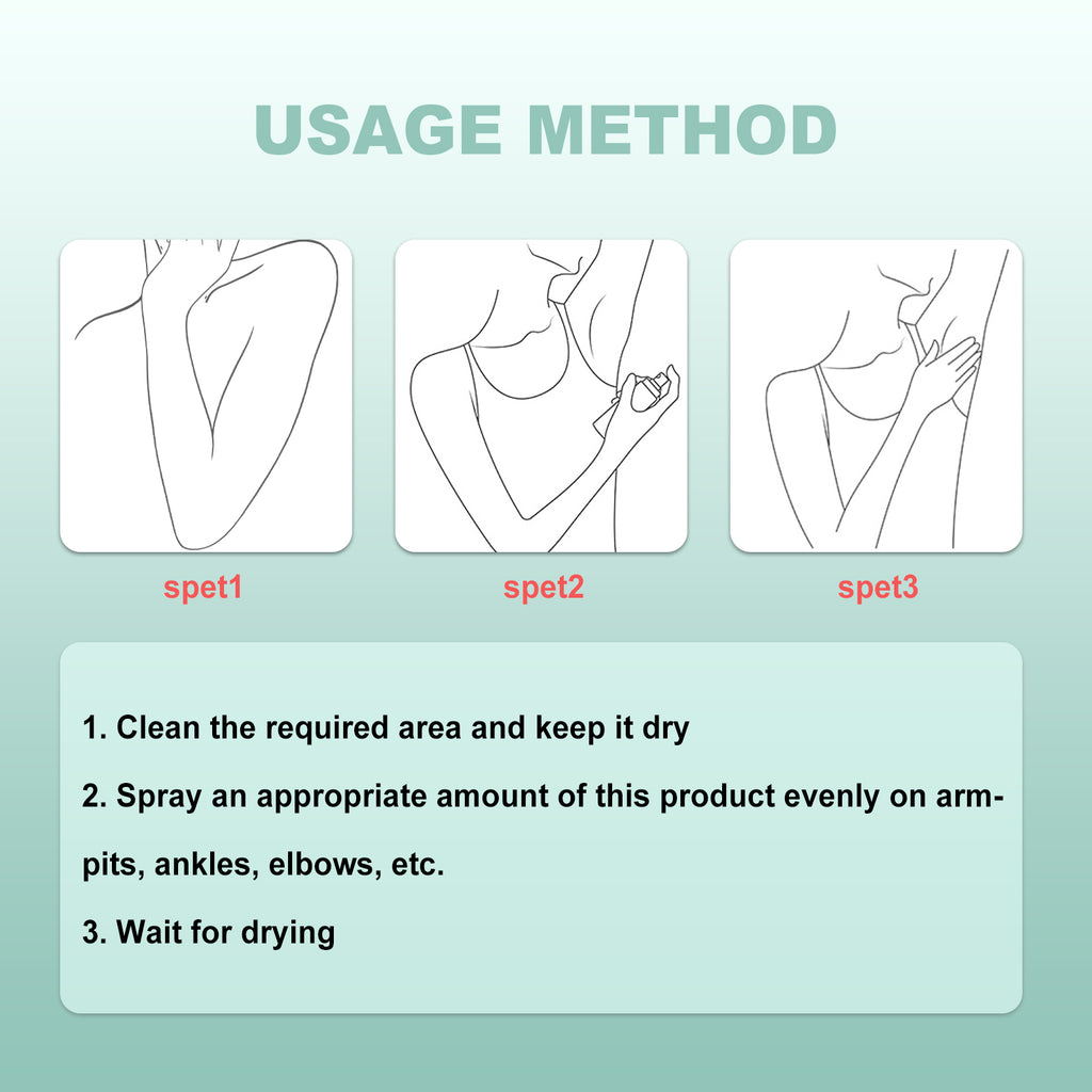 JAYSUING Deodorant Perfume Spray, Armpit Sweat Deodorizing Refreshing Whitening Deodorizing Body Lasting Deodorizing