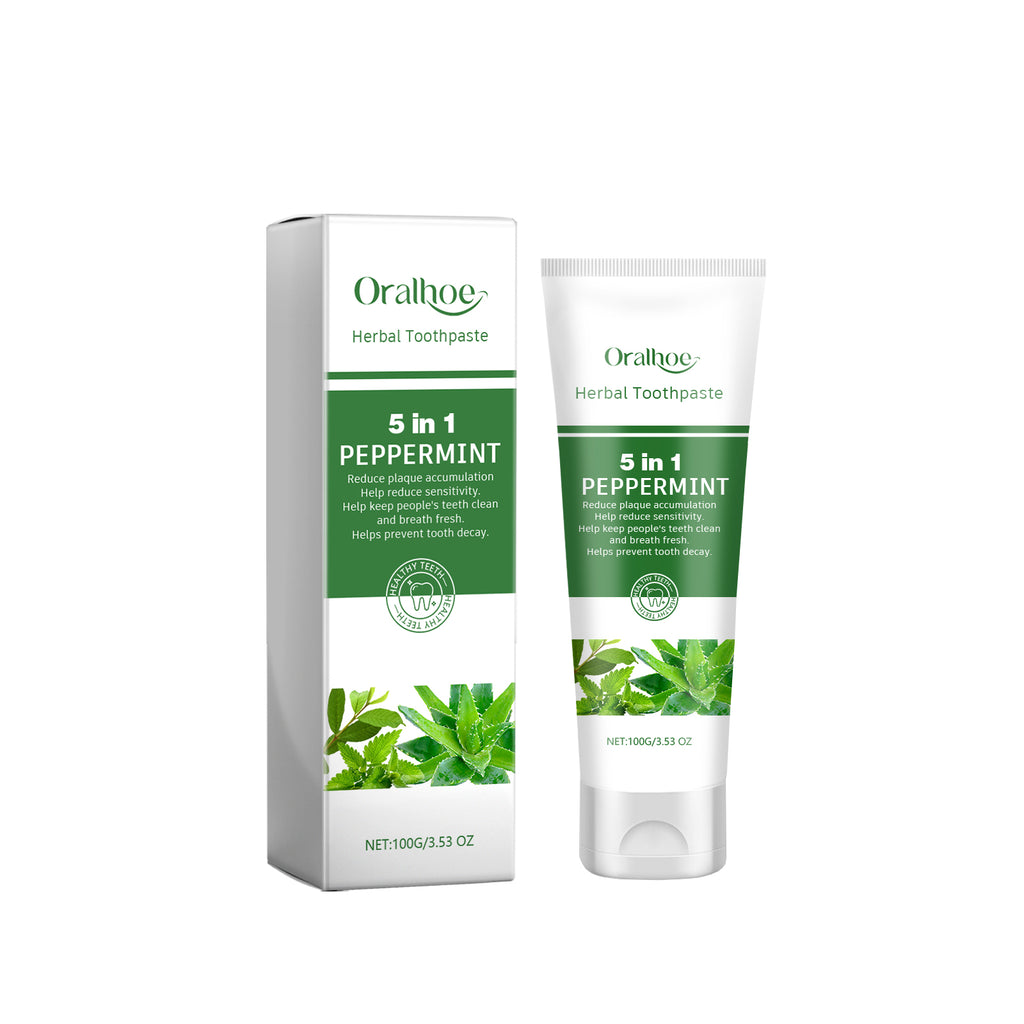 Dentifrice Aloe Vera Blanchissant — Anti-Taches, Haleine Fraîche & Dents Éclatantes