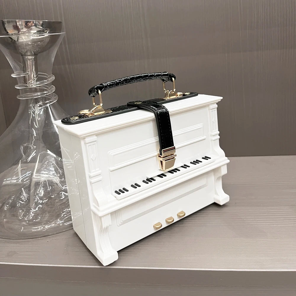 Sac à Main Luxe Forme Piano — Bandoulière Femme Banquet