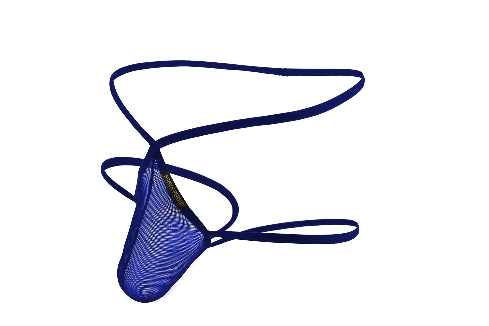 Slip Homme Transparent Mesh Taille Basse — G-String Respirant