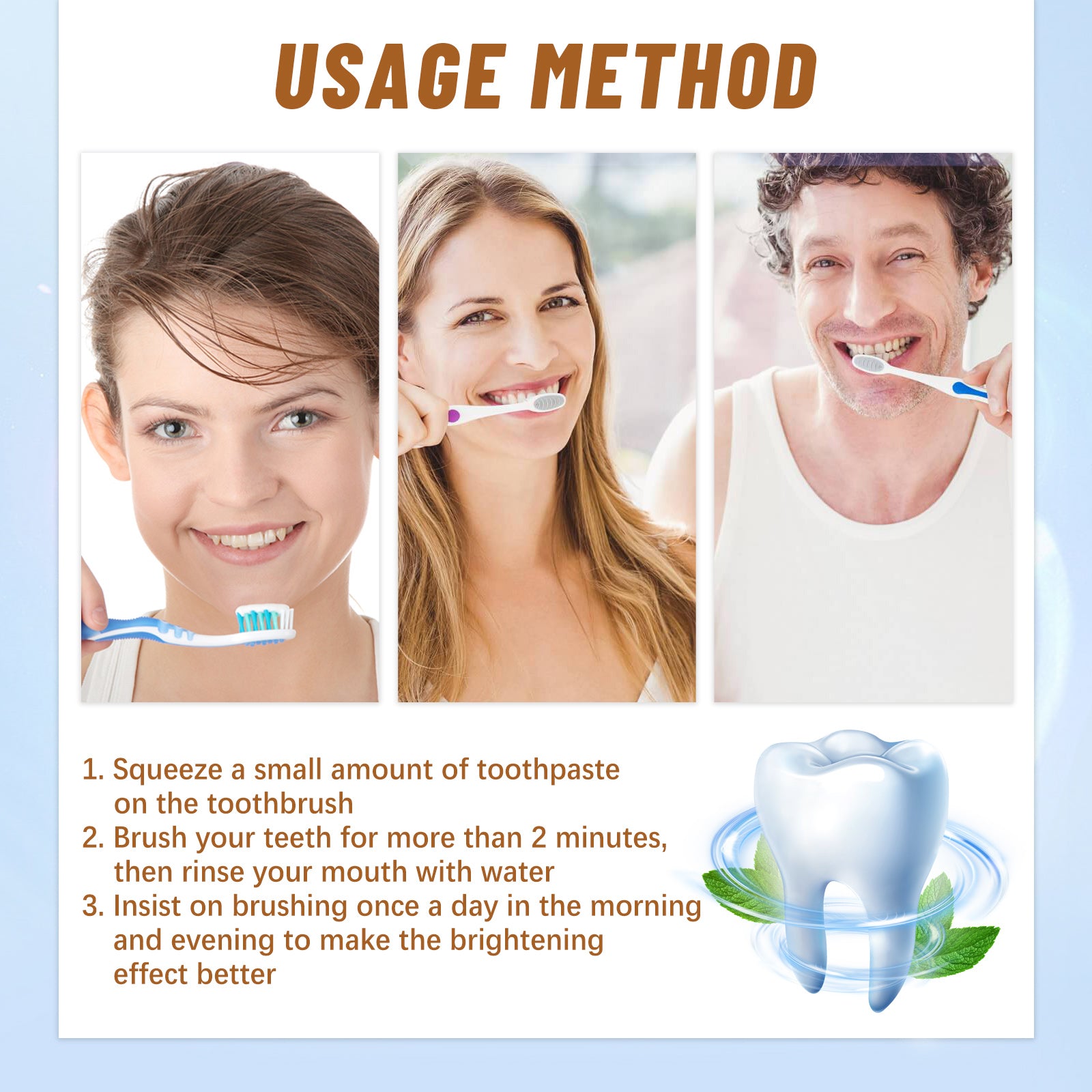 Dentifrice Anti-Taches Soin Quotidien — Haleine Fraîche & Dents Blanches