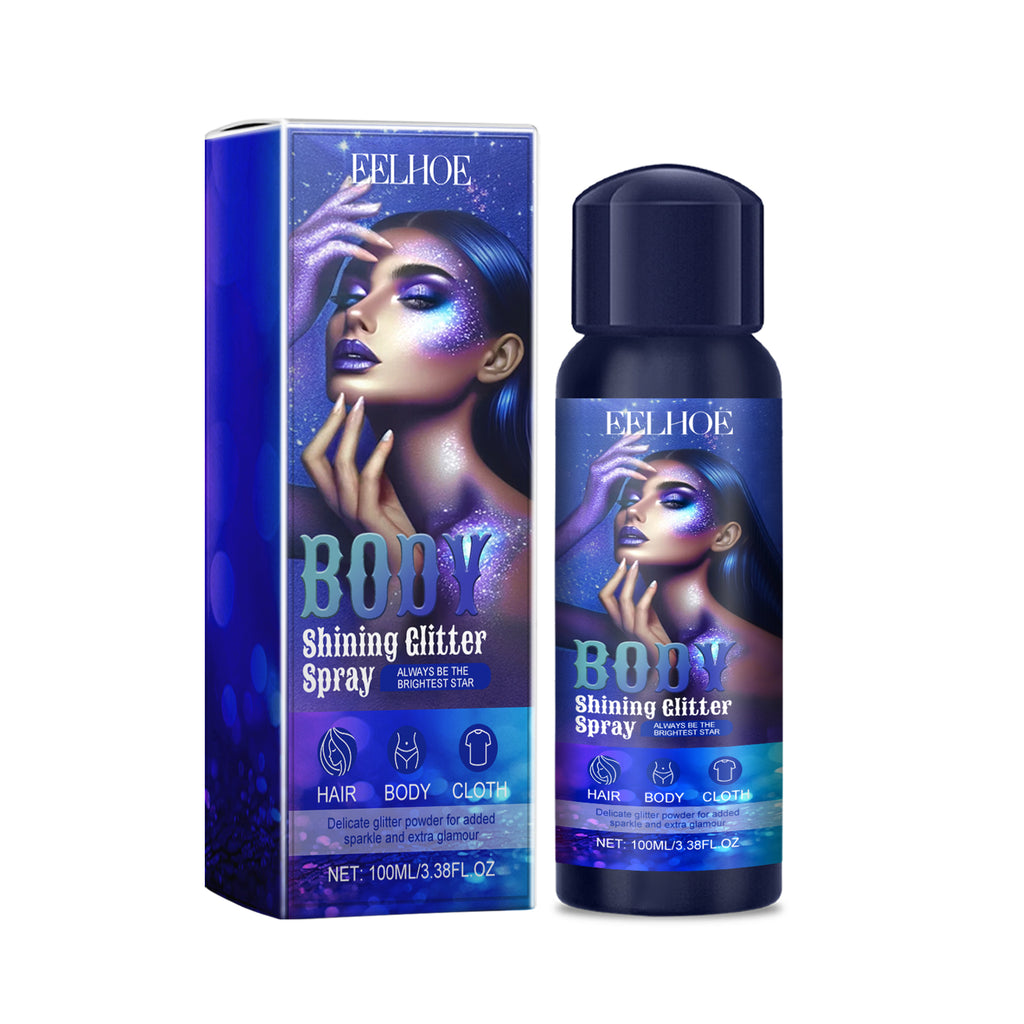 Highlighter Glitter Spray Glitter Spray Highlighter Spray Natural Stereoscopic Long Lasting Glitter