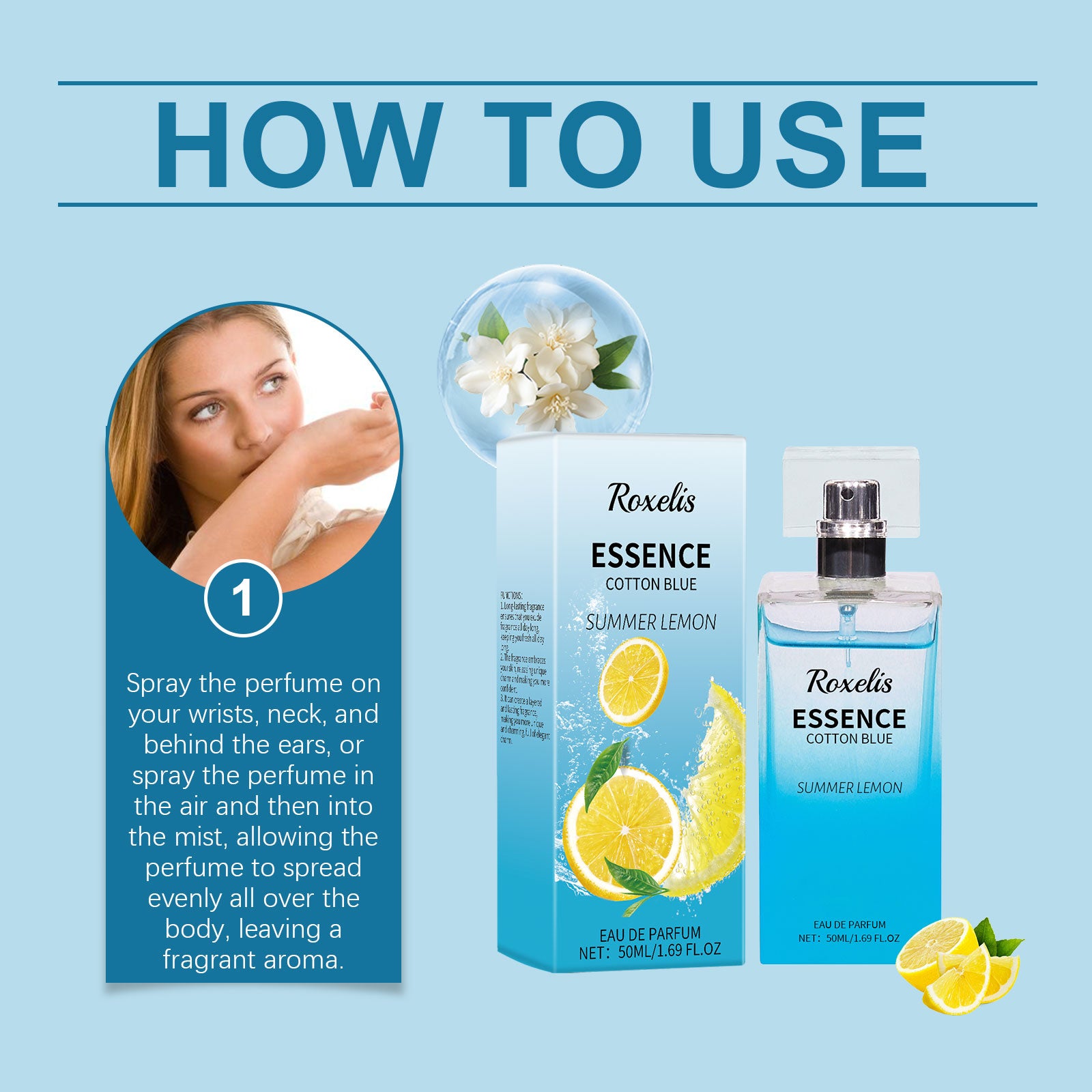 Parfum Citron d'Été — Bergamote Fraîche, Légère & Naturelle, Longue Tenue
