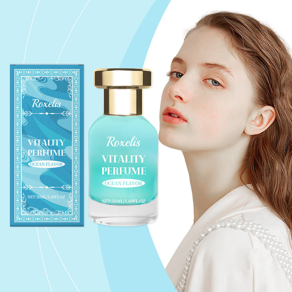 Parfum Niche Océan Roxelis — Fragrance Bleue Fraîche & Naturelle, Longue Tenue