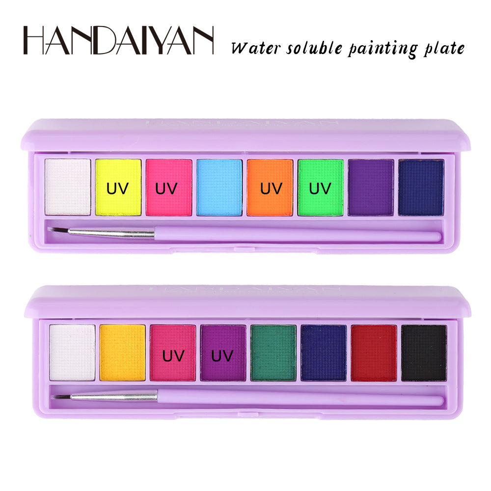 HANDAIYAN Water Soluble Body Paint Cream Eyeliner Eye Shadow Ultraviolet Luminous Paint Face And Body Paint