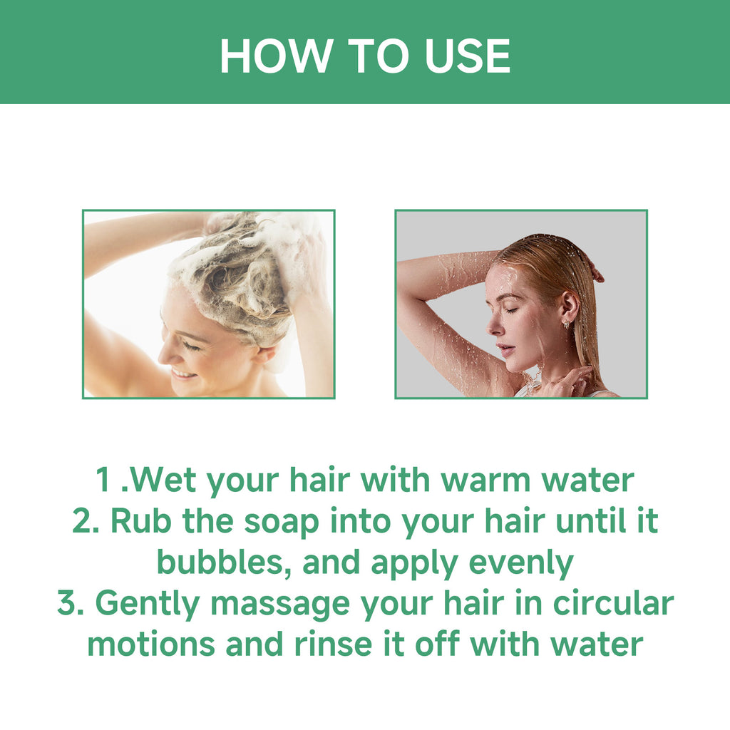 Savon Shampoing Hydratant — Doux, Contrôle Sébum & Cheveux Brillants Nourris