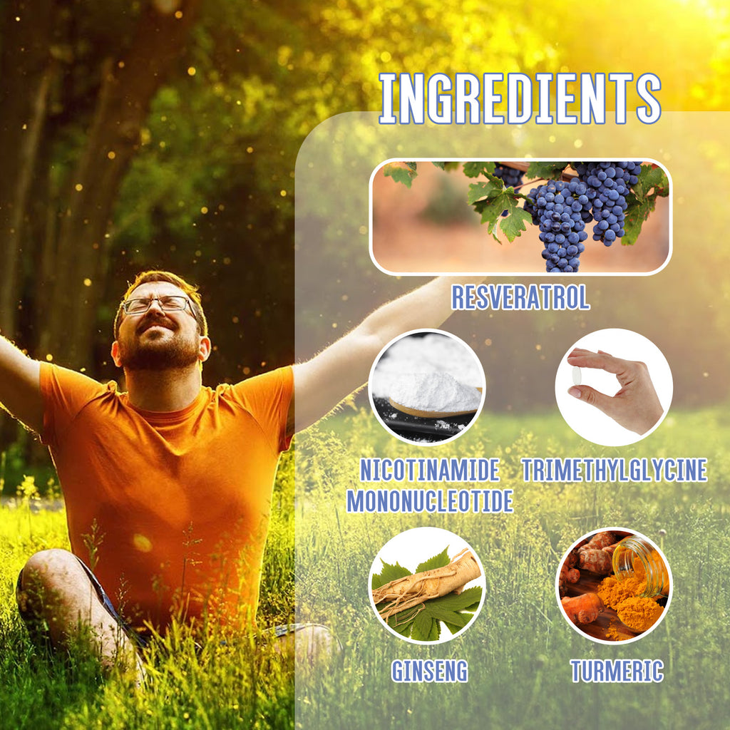 Gouttes NMN+ Supplément — Anti-Âge, Énergie & Peau Ferme & Lumineuse