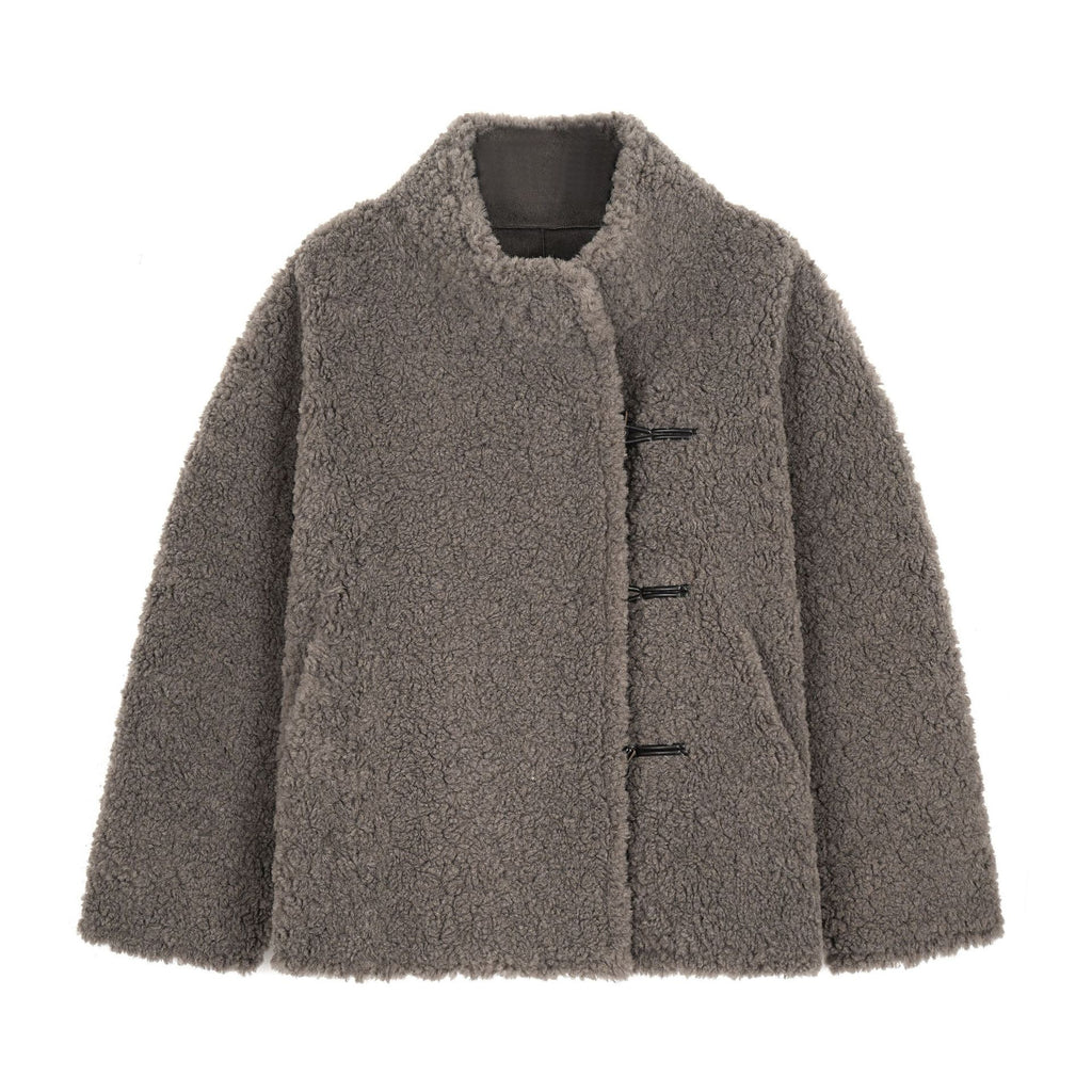 Veste Réversible Suède & Laine d'Agneau — Double Face Premium