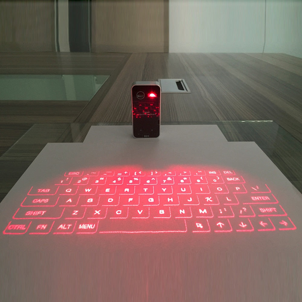 Clavier Laser Virtuel Travor — Projection Infrarouge Smartphone & PC