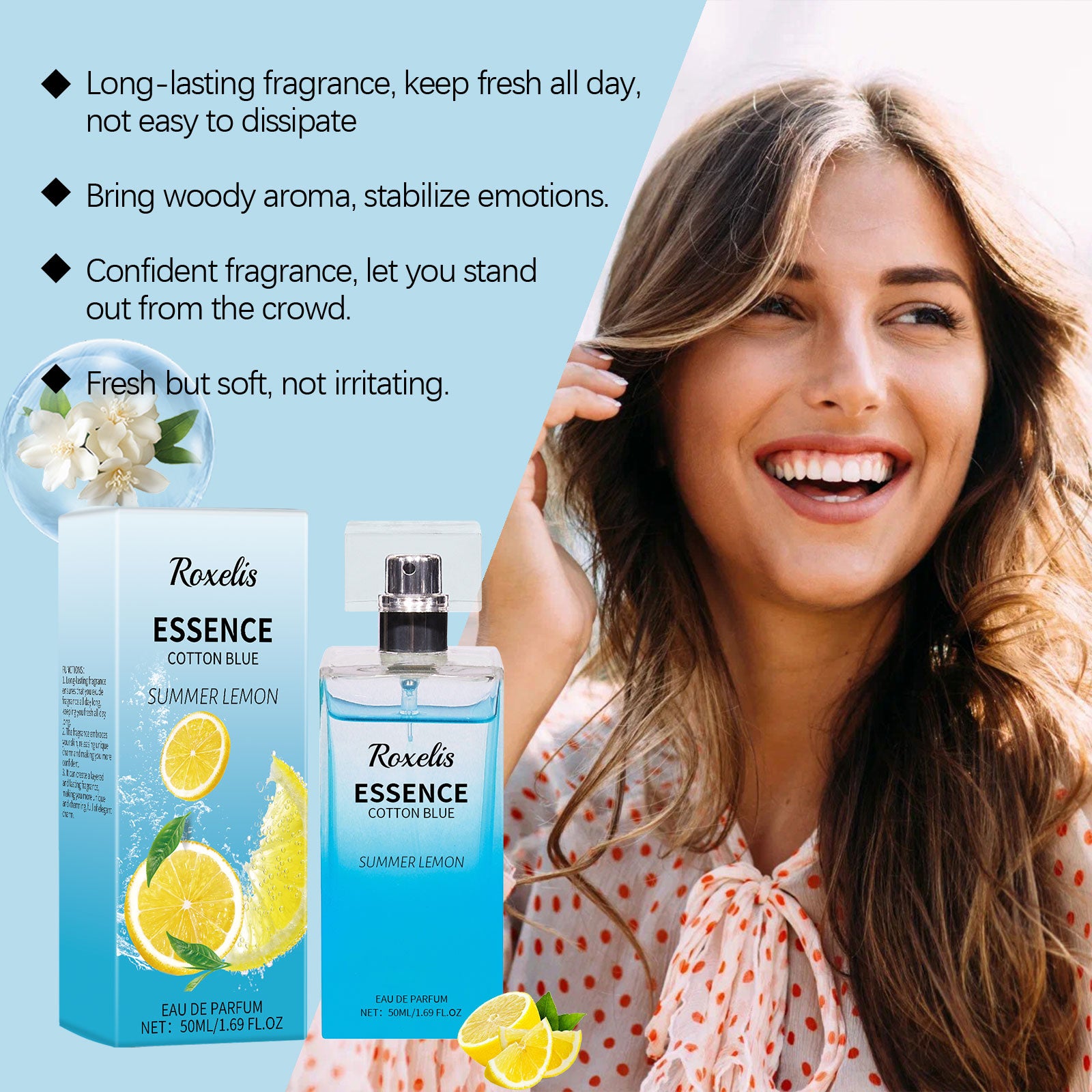 Parfum Citron d'Été — Bergamote Fraîche, Légère & Naturelle, Longue Tenue