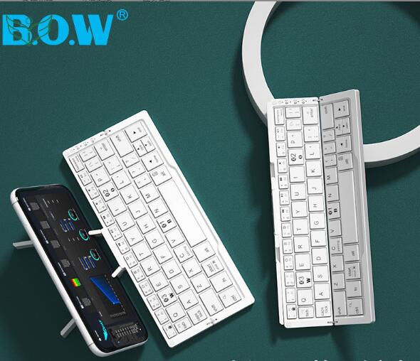 Clavier Sans Fil Pliable — Compatible iOS, Android, Windows