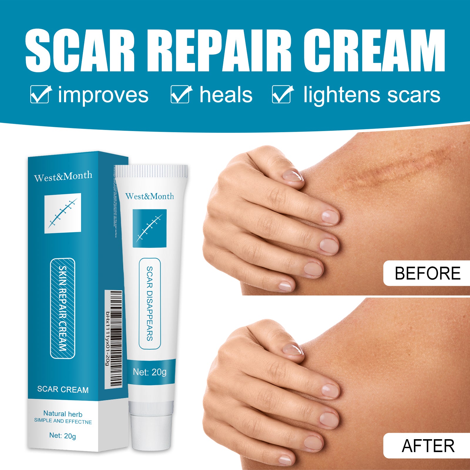 Crème Réparatrice Douce — Hydratante, Apaisante & Soin Quotidien