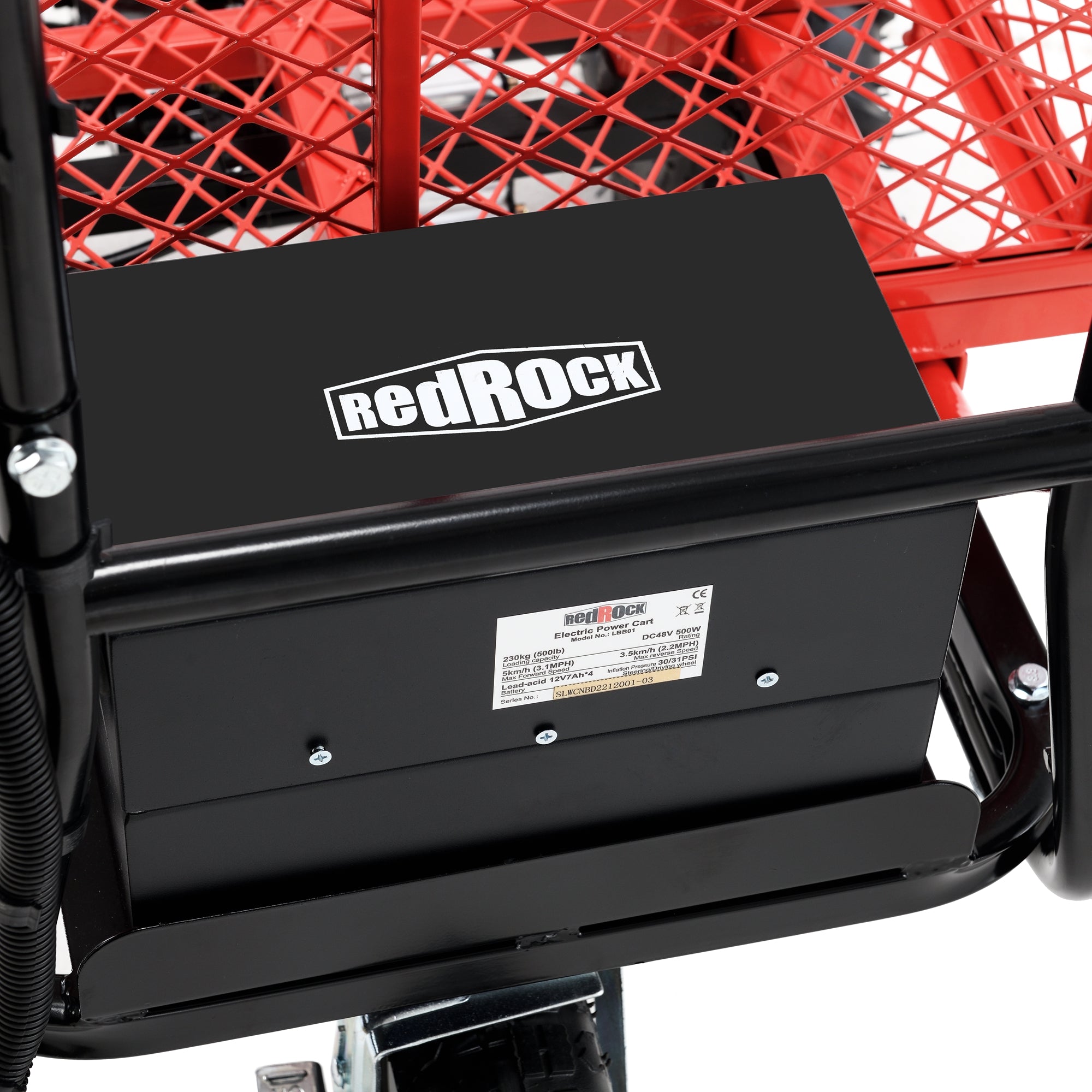 Brouette Électrique 500W 48V — Chariot Motorisé 500 lbs