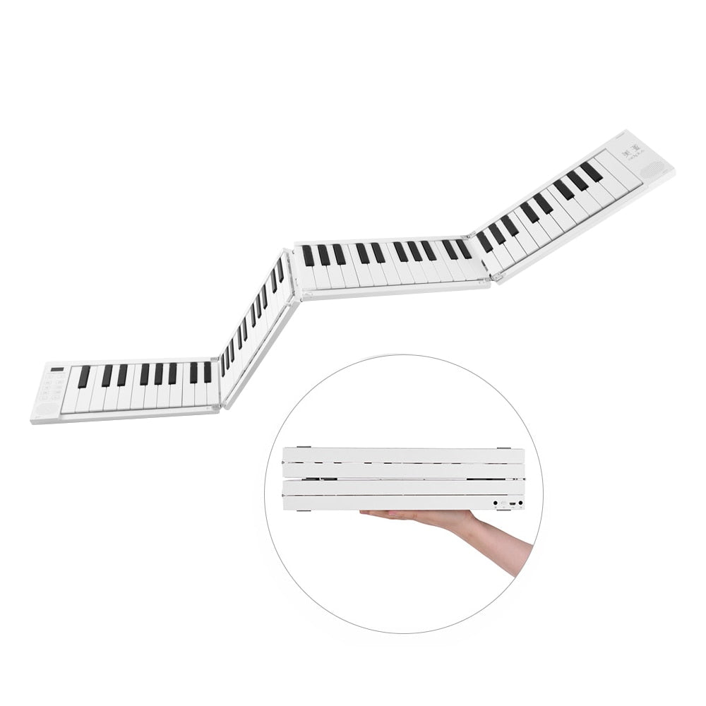 Piano Électronique Pliable MIDIPLUS 88 Touches — Portable 128 Tons