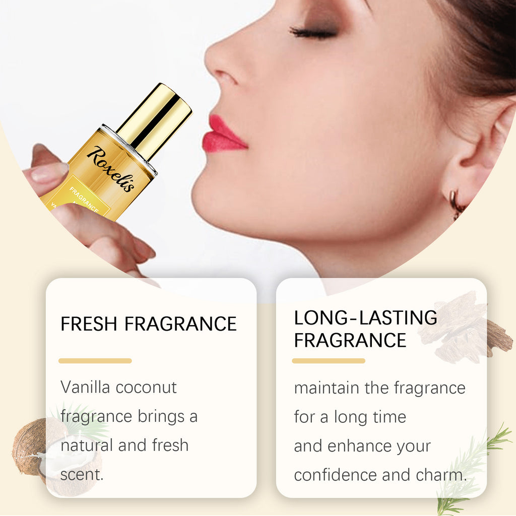 Spray Corps Roxelis Vanille & Coco — Fragrance Fruitée, Fraîche & Longue Tenue