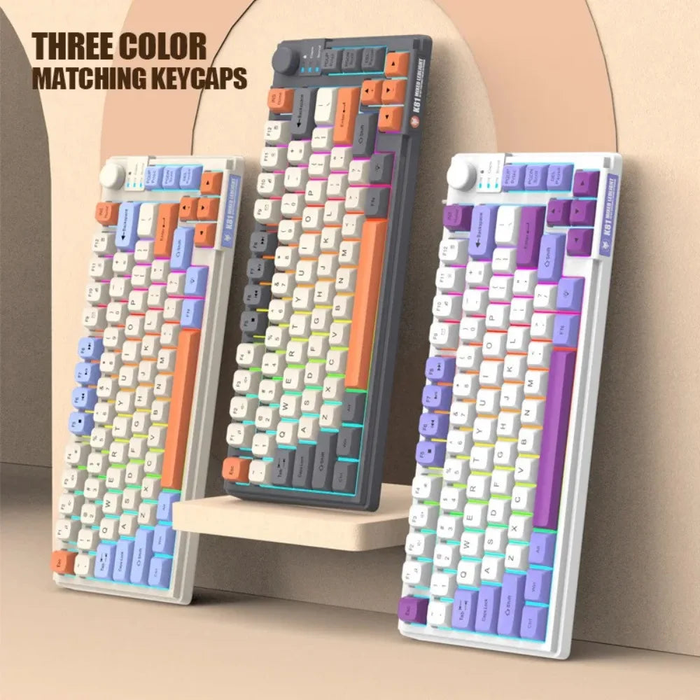 Clavier Gaming Filaire K81 — RGB Tricolore MDA Keycaps