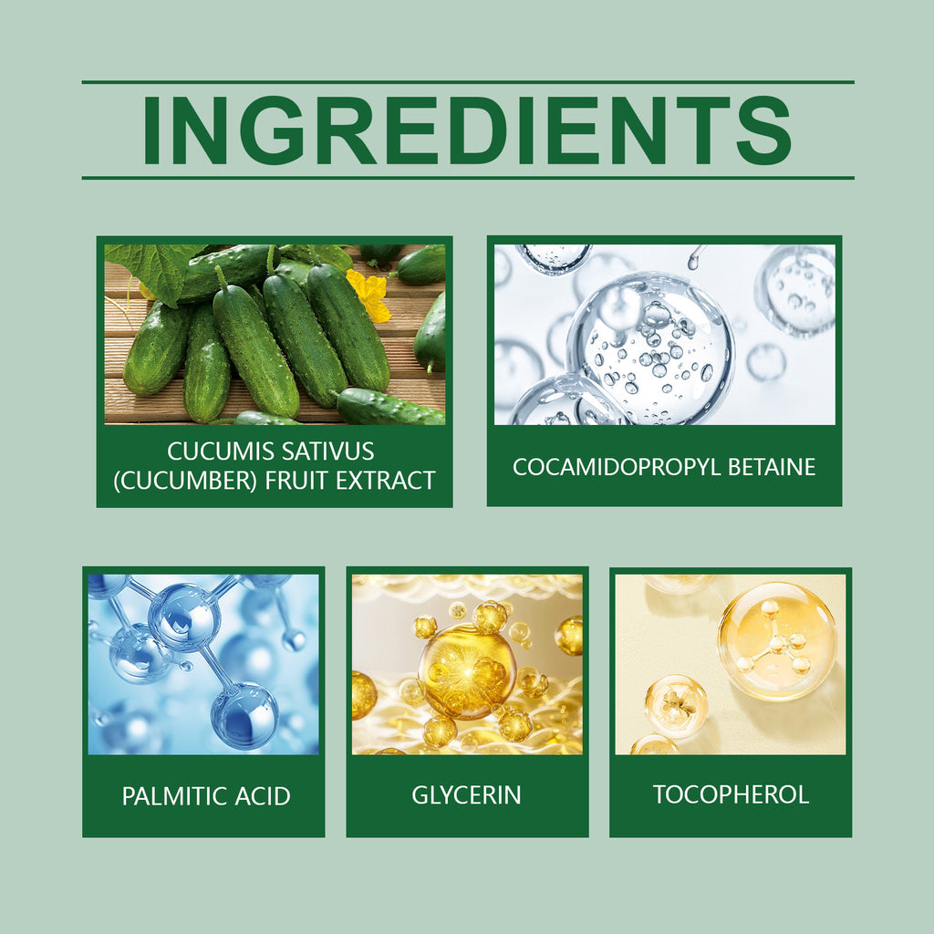 Savon Nettoyant Concombre — Purifiant, Contrôle Sébum & Multi-Usage Visage & Corps