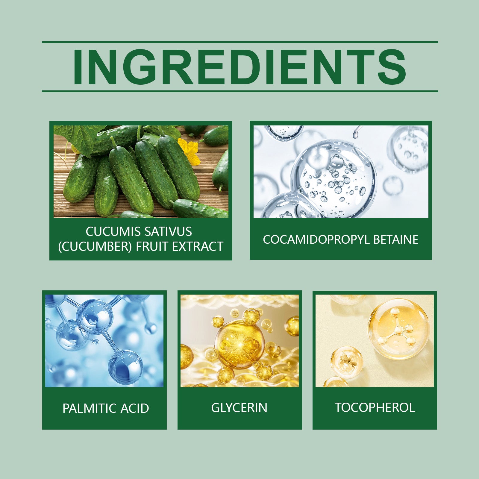 Savon Nettoyant Concombre — Purifiant, Contrôle Sébum & Multi-Usage Visage & Corps