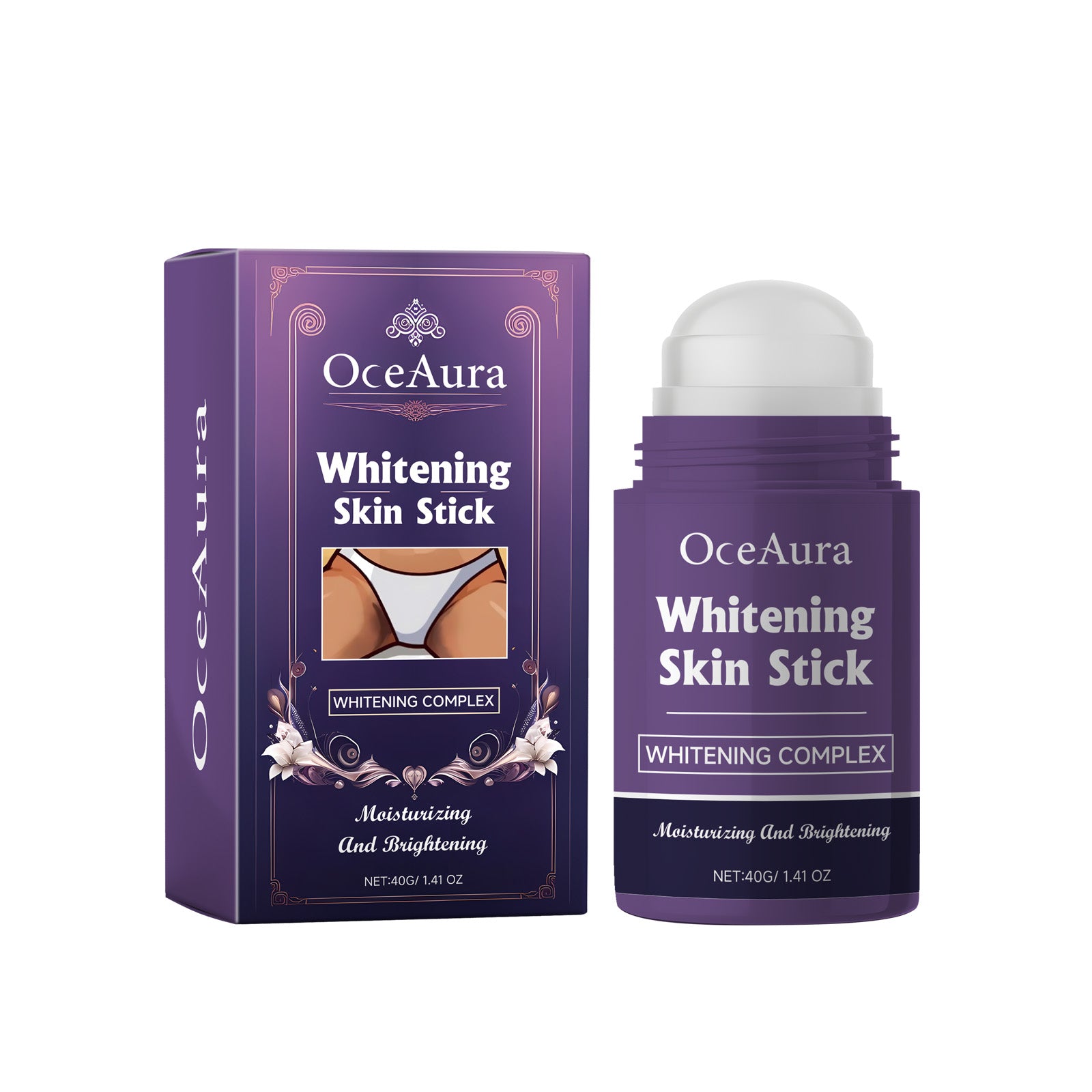 Crème Éclaircissante OceAura — Aisselles, Coudes & Peau Lumineuse Unifiée