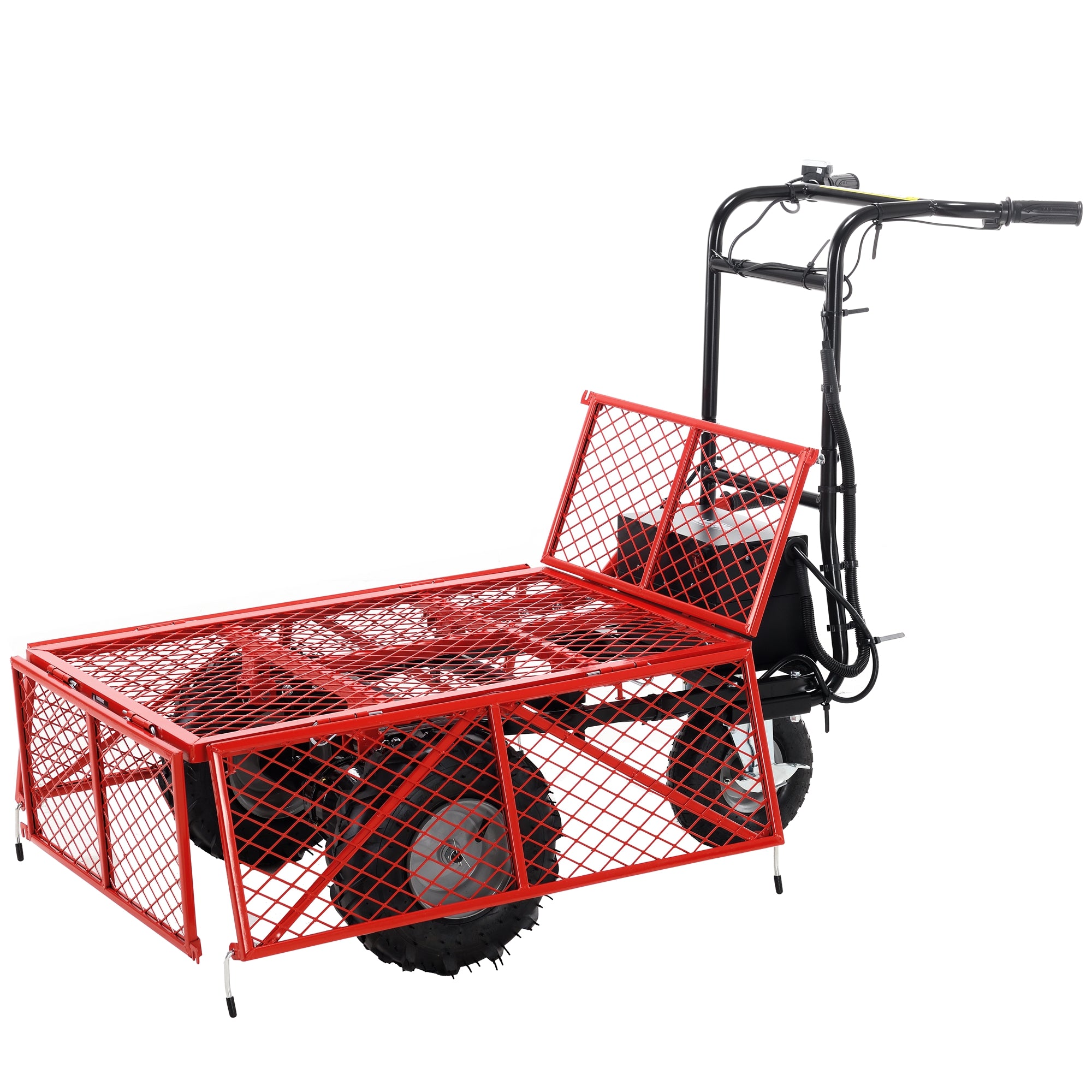 Brouette Électrique 500W 48V — Chariot Motorisé 500 lbs