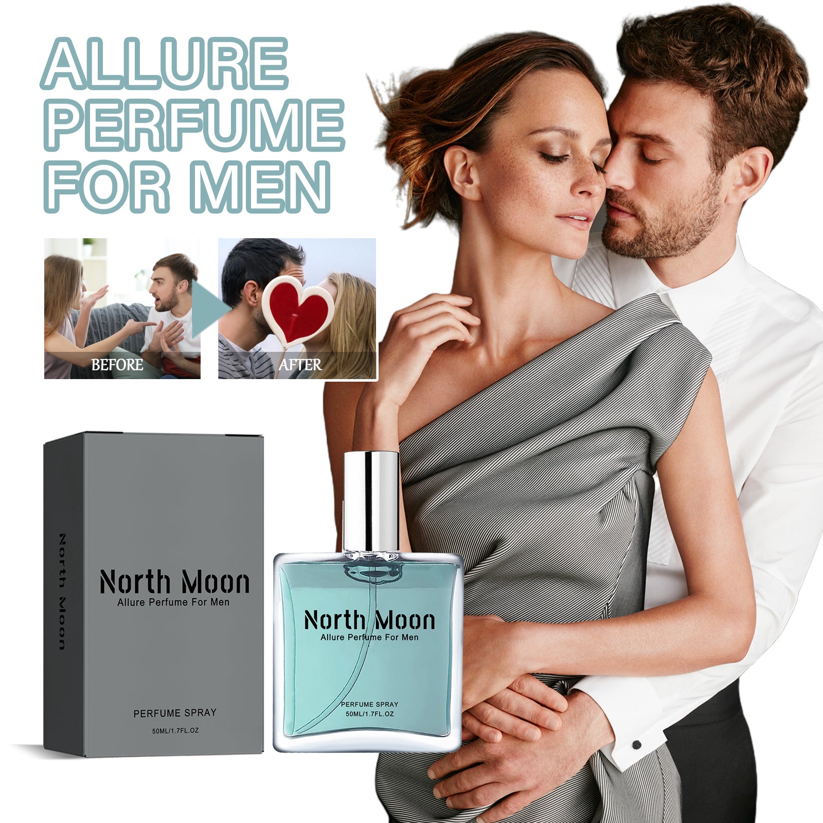 Parfum Niche Homme Charme — Fragrance Fraîche & Naturelle, Longue Tenue