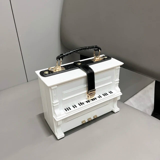 Sac à Main Luxe Forme Piano — Bandoulière Femme Banquet