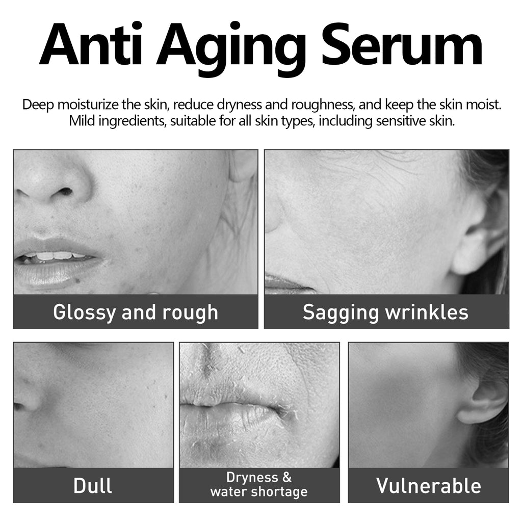 Sérum Anti-Âge Premium — Raffermissant, Réparateur & Hydratant