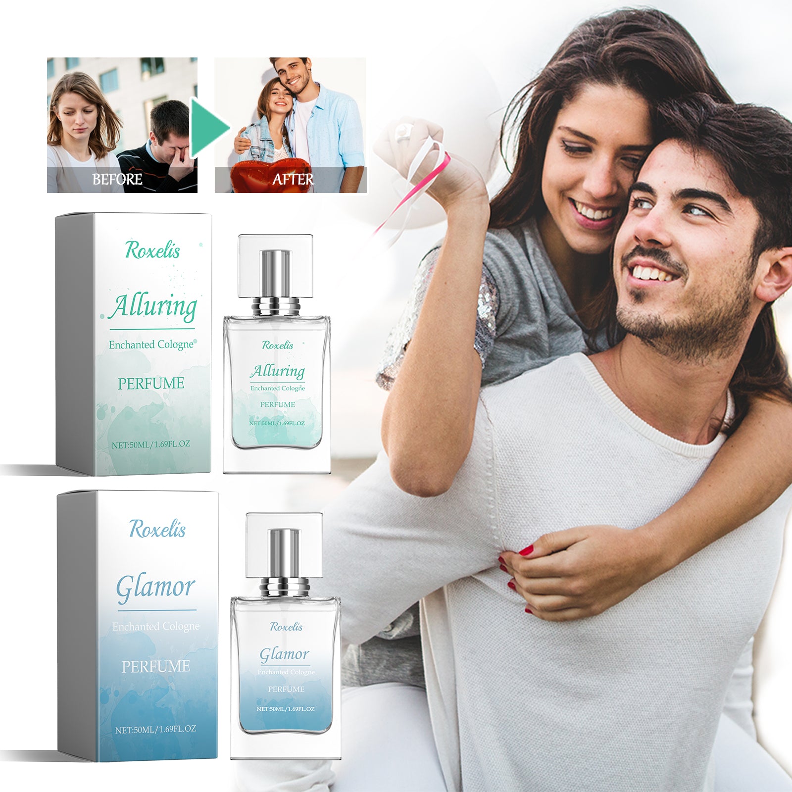 Parfum Cologne Enchanted — Doux, Charmant & Longue Tenue, Couple & Dating