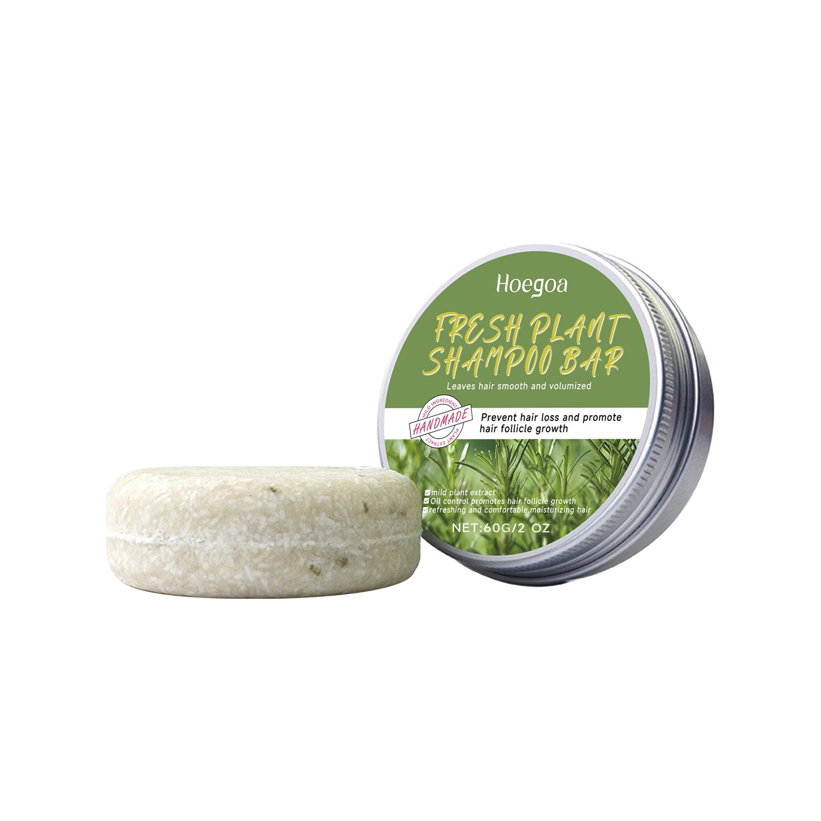 Savon Shampoing Romarin — Nettoyant Doux, Cheveux Brillants & Cuir Chevelu Sain