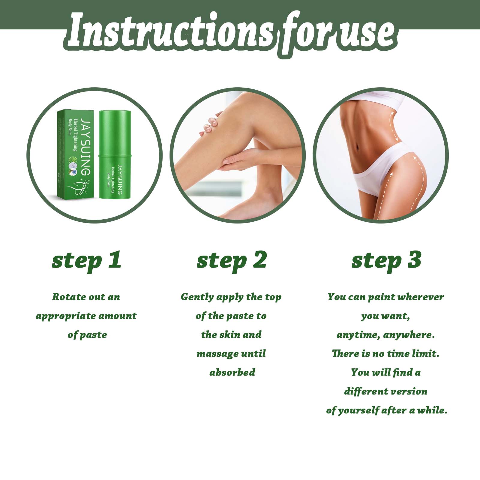 Crème Raffermissante Herbes — Tonifiante, Minceur & Peau Ferme & Lisse